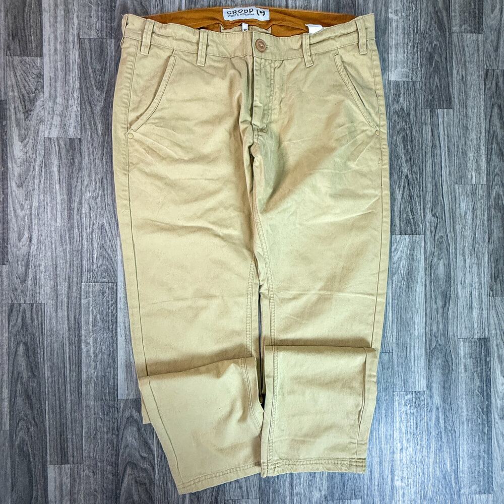 Cropp Street & Workwear “Anderson” Tan Cotton Work Pants Size 34 Mens